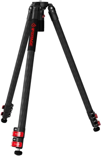Vista 11 de IFOOTAGE Gazelle - Trípode de viaje TA3B con cabezal de fluido Komodo K3,62/62.0 in Kit de trípode de aleación de aluminio para cámara, teléfono