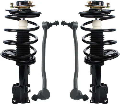 Vista 56 de Detroit Axle - Kit de 4 piezas de puntales delanteros para Toyota Highlander 2001 2002 2003, enlaces de barra antivuelco estabilizadores y puntales