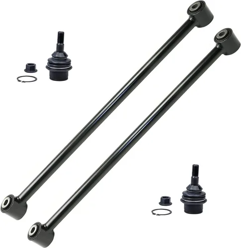 Vista 136 de Detroit Axle - 4 piezas de brazos de control traseros para Ford C-Max, Focus, Mazda 3 5, Volvo C30, C70, S40, V50, 4 brazos de control superiores e