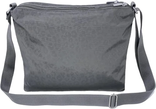 Vista 3 de Baggallini Bolso bandolera grande con cremallera (guepardo de peltre), peltre (PewterCheetah Emboss)