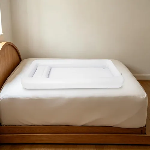 Vista 6 de Inflatable Bathtub for Adults,Portable Bed Bath Tub for Elderly&Disabled (A)