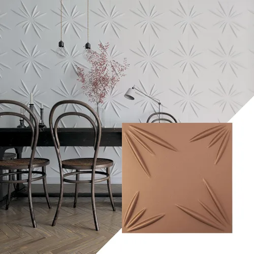 Vista 31 de Ekena Millwork WP20X20INWH 19 5/8 pulgadas de ancho x 19 5/8 pulgadas de alto Inula EnduraWall Decorativo 3D Panel de Pared Cubre 2.67 pies cuadrados