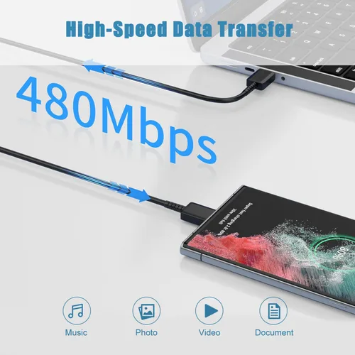 Vista 5 de Samsung 25W tipo C cargador rápido para Galaxy A17 A16 A15 A14 A36 A35 A32