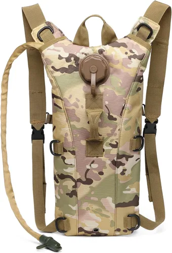 Vista 5 de Mochila de hidratación para correr, chaleco ligero con bolsa de mochila de agua de 3 litros, sin BPA para senderismo, maratón, ciclismo