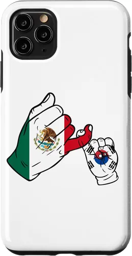 Vista 11 de iPhone 15 Parent and child Mexico and South Korea family Case