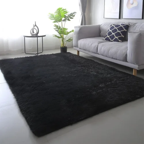 Vista 41 de Alfombra redonda beige para dormitorio: alfombra suave y esponjosa de 4 x 4 pies para sala de estar, alfombra redonda de felpa peluda