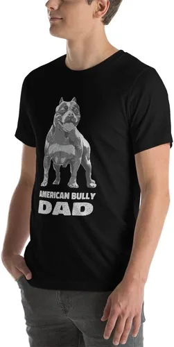 Vista 3 de So Sketchy American Bully Camiseta 100% algodón Camiseta Bulldog para hombres y mujeres Camiseta para propietarios de Bulldog