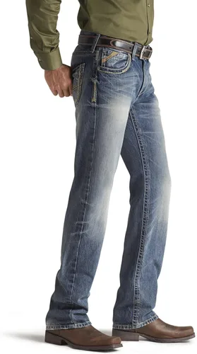 Vista 4 de ARIAT Jeans ajustados y apilables M5 de pierna recta para hombre