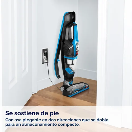 Vista 6 de Bissell, 3061 Aspiradora de Palo Inalámbrica Featherweight, Autoportante, Azul Eléctrico, Negro