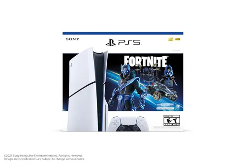 Vista 2 de PlayStation PS5 Console - Fortnite Cobalt Star Disc Edition