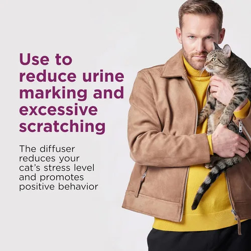 Vista 2 de Comfort Zone Recambio de difusor calmante para gatos, 1 paquete – Los recambios de feromonas calmantes para gatos ayudan a reducir la ansiedad