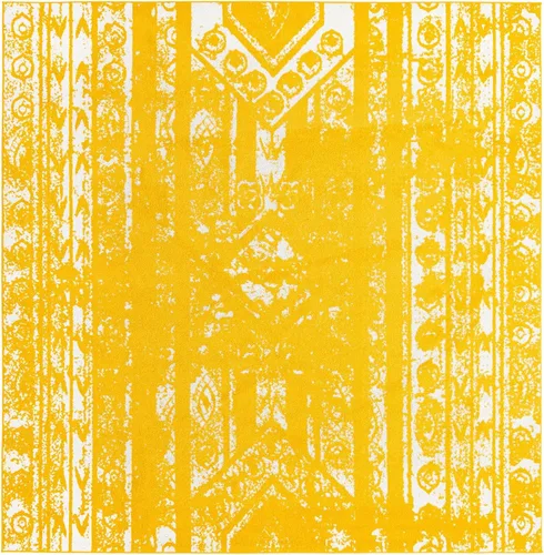 Vista 48 de Unique Loom Lennon Collection - Alfombra de área Zal (2 pies x 3 pies 1 pulgada, rectangular, gris y marfil)