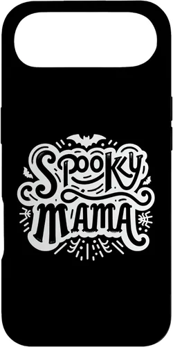 Vista 27 de Spooky Mama Halloween Mom Season Bat Mommy Parent Case for iPhone 16