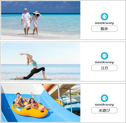 Vista 6 de SEEKWAY Water Shoes Quick-Dry Aqua Socks Barefoot Slip-on for Beach Pool Swim River Yoga Lake Surf Women Men Black SK001