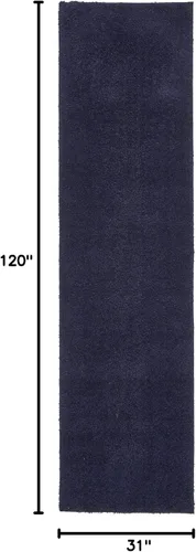 Vista 118 de Unique Loom Studio Colección Solid Shag - Alfombra Urbana Moderna Super Suave y de Felpa