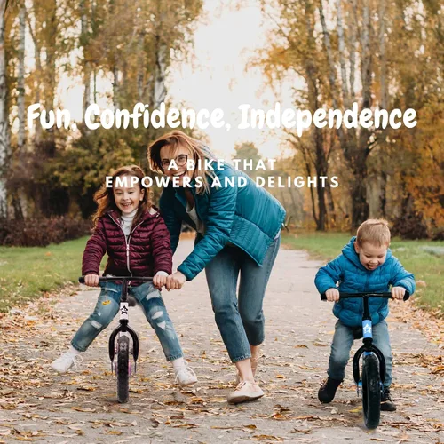 Vista 8 de Bicystar Bicicleta de equilibrio para niños de 16 pulgadas para niños de 5 a 8 años, sin pedales, neumáticos de aire, reposapiés, altura ajustable