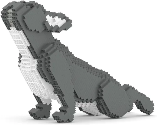 Vista 6 de JEKCA Bulldog francés 05S-M03 Bloques de construcción de plástico para perros Edad 14+