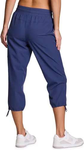 Vista 28 de RBX - Pantalón capri deportivo con cordón,ligero, con bolsillos y estilo cargo, para mujer