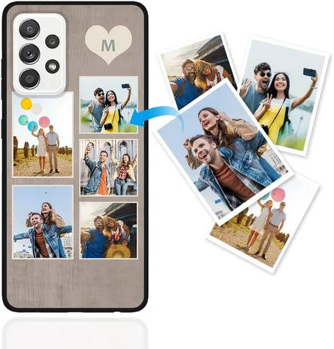 Vista 7 de Funda de teléfono personalizada para Samsung Galaxy A52s 5G/Galaxy A52, funda para teléfono con foto, funda protectora de TPU suave, funda Black 1