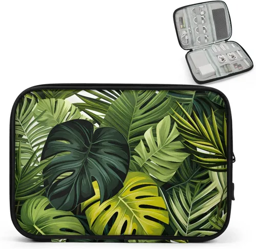 Vista 10 de Autumn Leaves Fall Electronics Travel Organizer Case, Tech Accessories Cable Storage Bag for Cords, Charger, Phone, Hard Drive