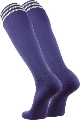 Vista 3 de Finale - Calcetines de fútbol para jóvenes y adultos Calcetines de fútbol hasta la rodilla para hombres y niños Ajuste elástico para espinilleras
