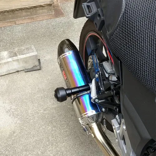 Vista 7 de Accessoires Protección contra caídas Deslizador de escape compatible con KTM DUKE 390, RC390, DUKE250, DUKE200, ADV 390, DUKE 390 250 200 (negro)