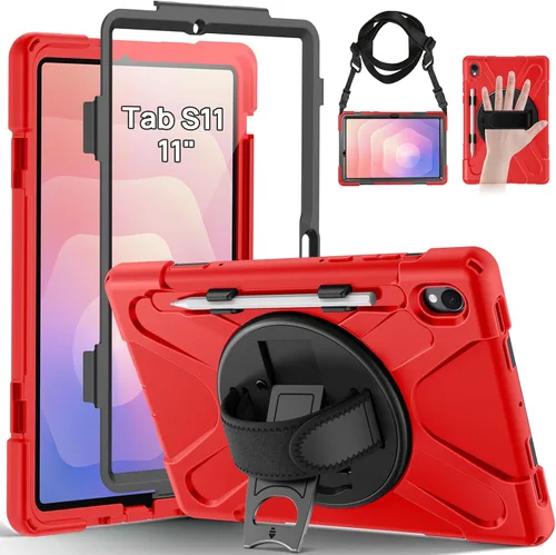 Vista 15 de Gerutek Funda para Samsung Galaxy Tab S6 Lite de 10.4 pulgadas 2024/2022/2020, funda protectora de cuerpo completo con protector de pantalla