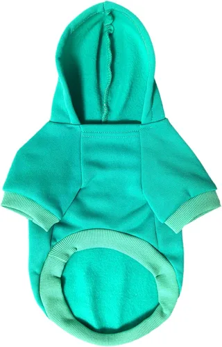 Vista 5 de Jecikelon Sudaderas con capucha para perros de invierno con estampado, ropa cálida para perros pequeños, abrigo de chihuahua, ropa para cachorros