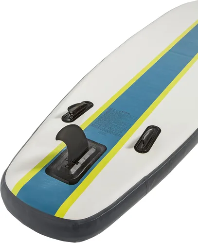 Vista 9 de Blue Water Toys Kit de tabla de remo inflable Crossover de pie o kayak: bomba, mochila, correa de bobina, paletas, asiento desmontable, límite