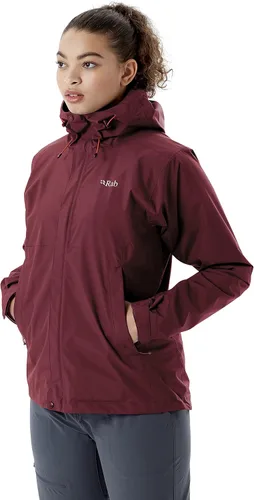 Vista 2 de RAB Chaqueta impermeable transpirable Downpour Eco para mujer para senderismo y escalada