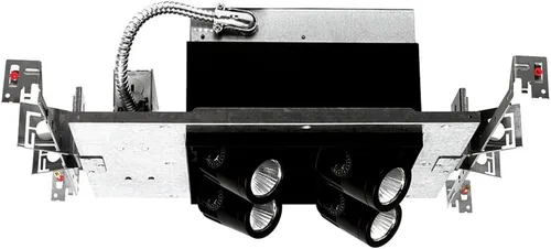 Vista 6 de WAC Lighting MT-4LD116N-S27-BK Carcasa para módulo de precisión LED de 1 luz, Spot, 2700K
