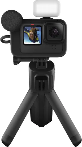 Vista 3 de GoPro HERO11 Black Creator Edition - Incluye Volta (agarre de batería, trípode, control remoto), Media Mod, Light Mod, Enduro Battery - Cámara