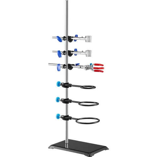 Vista 9 de VEVOR Juego de soporte para laboratorio metálico de grado de laboratorio - Soporte de laboratorio de material de hierro premium, abrazadera