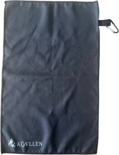 Vista 21 de KONLLEN Toalla para taco de billar - 100% algodón negro, toalla de limpieza para taco de billar de 8 bolas, accesorios de mantenimiento, juego