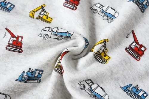 Vista 3 de Family Feeling - Conjunto de 2 piezas de pijama de Navidad a rayas para niños y niñas, 100% algodón