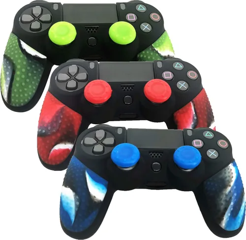 Vista 6 de Cubierta de silicona para controlador Ps4 SlimPro DualShock