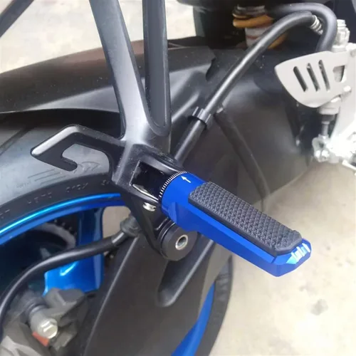 Vista 4 de Para Kawasaki Z900 Z1000 Z800 Z650 ZX6R ZX10R ER6F ER6N Ninja 650 400 H2 SX Versys 650 1000 Reposapiés traseros Accesorios de actualización de Negro