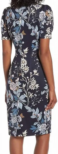 Vista 2 de Vince Camuto Vestido de tubo estampado para mujer