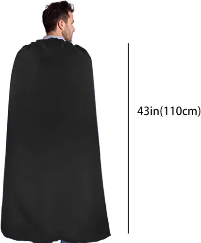Vista 7 de Capas y máscaras de superhéroe para adultos súper héroe para hombres y mujeres disfraces de Halloween recuerdos de fiesta paquete de 7