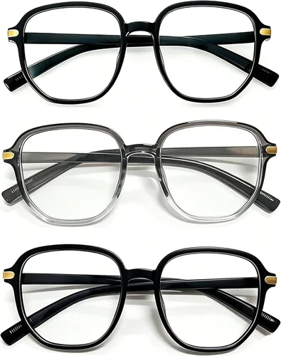Vista 10 de Gafas unisex con bloqueo de luz azul, antifatiga ocular para computadora/juegos (hombres y mujeres) (negro, marrón, morado)