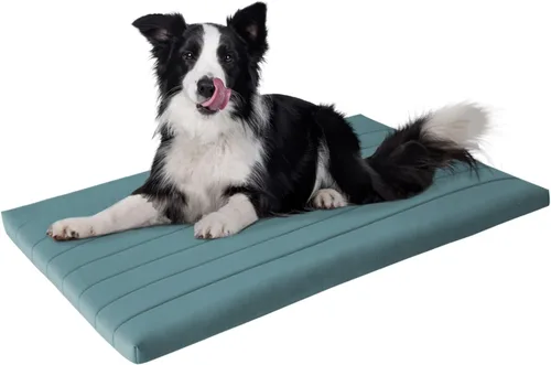 Vista 13 de BALANCE Cama para Jaula de Perro, Colchón Ortopédico para Perro con Forro Impermeable, Tapete Lavable de Espuma para Jaula para Razas de Perros Hoja