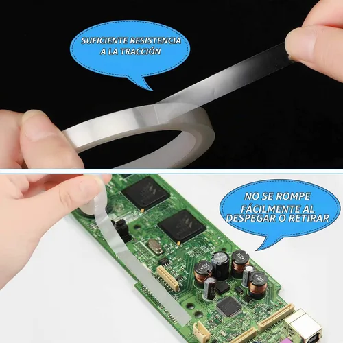 Vista 5 de Zonon Cinta térmica transparente de 108 pies para sublimación y transferencia de calor, resistente a altas temperaturas, ideal para placas
