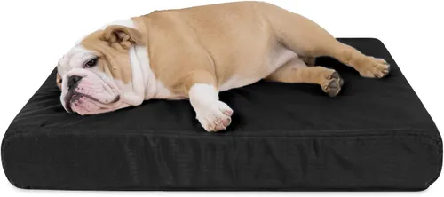 Vista 11 de K9 Ballistics Tough Ripstop - Cama ortopédica rectangular para perro, funda extraíble lavable, espuma ortopédica sólida para perros grandes de azul