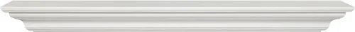 Vista 2 de Pearl Mantels 618-60 Crestwood - Estantería para repisa, 60 pulgadas, color blanco