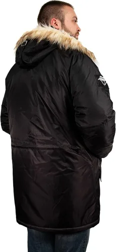Vista 7 de Freeze Defense Chaqueta de invierno para hombre Snorkel Parka