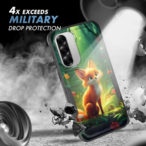 Vista 268 de Funda para Galaxy A14 5G, resistente de doble capa híbrida de policarbonato duro, goma suave, a prueba de golpes, funda protectora resistente