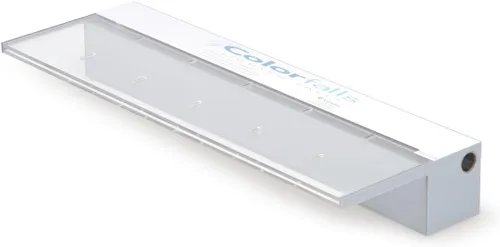 Vista 3 de Atlantic Water Gardens CF12W derrame de cascada iluminado, 12 pulgadas, Crystal White Colorfalls