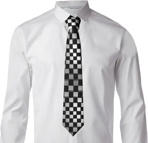 Vista 4 de Divertida corbata de moda ancha novedosa corbatas para el cuello para hombres y adolescentes, accesorio de ropa de regalo