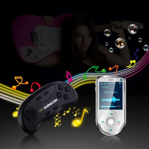 Vista 2 de VR SHINECON inalámbrico Bluetooth, controles remotos y accesoriosRemote ControlsGame mando a distancia mango Gamepad para IOS Android PC