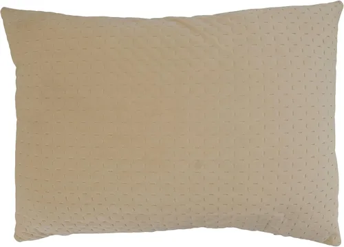Vista 15 de SARO LIFESTYLE Pinsonic - Almohada de terciopelo beige, 14 x 20 pulgadas, relleno de poliéster
